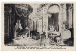 CP, 77, Palais De FONTAINEBLEAU, Chambre à Coucher De Napoléon 1er...Voyagé En 1939 - Other & Unclassified