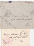 MAROC 2 LETTRES MILITAIRES - Storia Postale