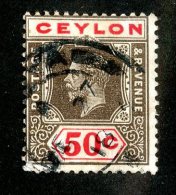 353 X)  Ceylon -1912  SG# 314  (o) Sc 209   Cat. £1.75 - Ceylon (...-1947)