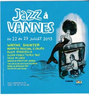 Autocollant BERBERIAN Charles Festival Jazz Vannes 2013 - Stickers