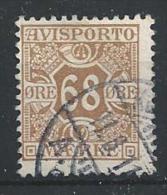 Danemark 1907 Timbre Pour Journaux (avisporto) N° 7 Oblitéré - Dienstmarken