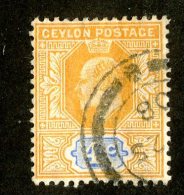 374 X)  Ceylon -1904  SG# 279  (o) Sc 180   Cat. £1.50 - Ceylon (...-1947)