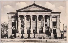 Posen Stadt Haupt Theater Belebt Aus Der Zeit  1933/45 Mit Flaggenschmuck Ungelaufen Fast TOP-Erhaltung - Posen