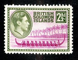 393 X)  Br. Solomon -1939  SG# 64  (m*)  Sc.#71 Cat. £3.00 - British Solomon Islands (...-1978)