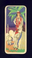 Carte De Parfum. Dos Avec Publicité D´une Lingerie (3,5 X 8 Cms) (Ref.102562) - Anciennes (jusque 1960)