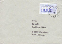 Sweden STOCKHOLM (27.) 1984? Cover Brief To Germany Europa CEPT Bridge Brücke Pont - Lettres & Documents