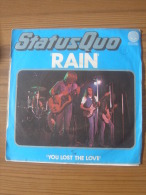 MUSIQUE - VINYL 45 TOURS - STATUS QUO - RAIN / YOU LOST THE LOVE - VERTIGO - 1976 - BON ETAT - Rock