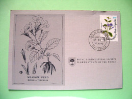 St. Christopher, Nevis & Anguilla 1979 FDC Card - Flowers - Royal Horticultural Soc. - St.Christopher-Nevis-Anguilla (...-1980)