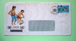 Anguilla 1981 FDC Cover - UNICEF 35 Anniv. - Chidren Sailing Boats - Anguilla (1968-...)