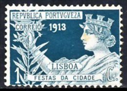 !										■■■■■ds■■ Portugal Postal Tax 1913 AF#5(*) Lisbon Festivities 1 Cent Mint (x5161) - Unused Stamps