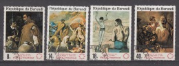 BURUNDI, 1967, World Fair, Montreaal, Designs Showing Paintings, Set 4 V,  USED - Used Stamps