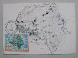 Französische Süd- Und Antarktisgebiete TAAF 265 Maximumkarte MK/MC, Le Aux Cochons - Lettres & Documents