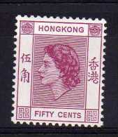 Hong Kong - 1954 - 50 Cents Definitive - MH - Unused Stamps