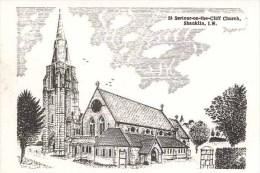 IOW - SHANKLIN - ST SAVIOUR ON THE CLIFF - ART DRAWN By DON VINCENT  M88 - Other & Unclassified