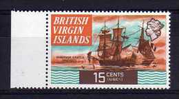 British Virgin Islands - 1970 - 15 Cents Windsor Castle Packet Ship (Perf 14) - MNH - Iles Vièrges Britanniques