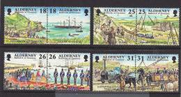 Alderney, Year 1997, 102-109, Garrison Island, MNH** (8) - Alderney