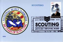 USA 2010 SCOUTING FDC  CARD WITH NO 14 OF 50 - 2001-2010