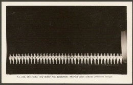 Radio City Music Hall Rockettes CPA Photo Veritable Real Photo Postcard - Tanz