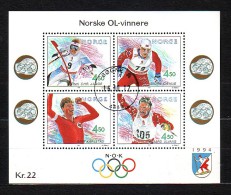 NORWAY - OLIMPIC GAMES LILEHAMMER 1994. - BL 19 - Winter 1994: Lillehammer