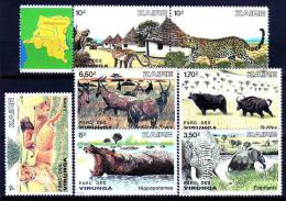 (008) Congo / Zaire  	Virunga Park / Animals / Animaux / Tiere / Dieren  ** / Mnh  Michel 779-85 - Sonstige & Ohne Zuordnung