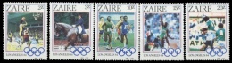 (016) Congo / Zaire  	Sport / Los Angeles Olympics   ** / Mnh  Michel 861-65 - Autres & Non Classés