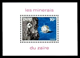 (017) Congo / Zaire  	Minerals / Sheet / Bf / Bloc Mineraux   ** / Mnh  Michel BL 46 - Autres & Non Classés