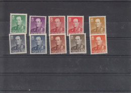 Noorwegen Mi  418/427¨** - Unused Stamps