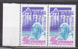 N° 2112 Série Touristique:l'Abbaye Saint Pierre De Lolesmes Ue Paire De 2  Timbres - Unused Stamps