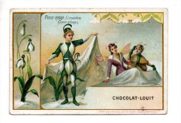 Chromo - Chocolat Louit - Perce-Neige (consolation Heureux Présage) - Louit