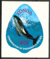 1978 Tonga OFFICIAL AIRMAIL Cetacei Cetaceans Balene Whales Baleines Adesivi Adhesives MNH** Fo39 - Tonga (1970-...)
