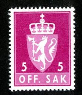 480x)  Norway 1975- Sc # O-94  Mnh**  Catalogue $.30 - Unused Stamps