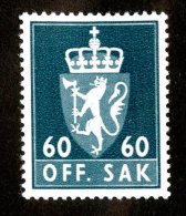 481x)  Norway 1972- Sc # O-87A  Mnh**  Catalogue $4.50 - Unused Stamps