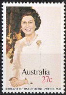 Australia 1982 27c Queen's Birthday MNH - Ungebraucht