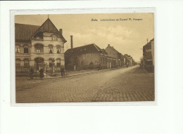 Zele Lokerenbaan En Kasteel M. Haegens - Zele