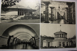 LENINGRAD (ST.PETERSBURG) SUBWAY - Rapid Transit - METRO 13 PCs Lot - Old 1965 - U-Bahnen