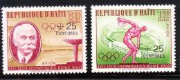 Haiti 1960 Olympic Games Issue Surcharged MNH - Haiti