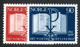 556x)  Norway 1966- Sc #490/91  Mnh**  Catalogue $2.25 - Unused Stamps