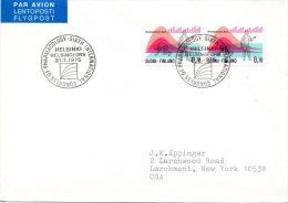 FINLANDE. N°732 X2 Sur Enveloppe 1er Jour (FDC) De 1975. Pharmacie. - Pharmazie