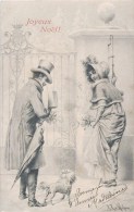 ILLUSTRATEUR WICHERA " JOYEUX NOËL " COUPLE VIENNOISE M.M. VIENNE 1900 - Wichera