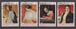 BURUNDI, 1969, Letter Writing Week, Paintings, Set 4 V, USED - Used Stamps