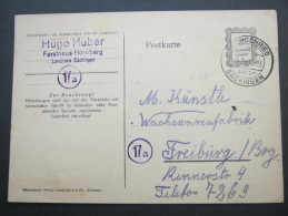 1946, Notganzsache Aus  Herschried, Min. Loch - Other & Unclassified