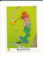 Autocollant Sticker / Badminton / Humour Jeux Olympiques Astérix Sport  // IM 5/327 - Aufkleber