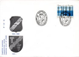 FINLANDE. N°812 Sur Enveloppe 1er Jour (FDC) De 1979. Armoiries De Tampere. - Briefe U. Dokumente