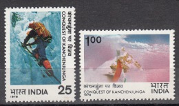 INDIA, 1978, Conquest Of Kanchenganga, Set 2 V, MNH, (**) - Unused Stamps