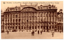 CP, BELGIQUE, BRUXELLES, La Grand'Place, Vierge - Squares