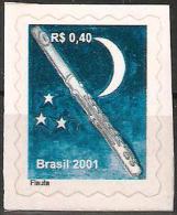 BRAZIL #2818  -   MUSICAL INSTRUMENTS  -  FLUTE - Unused Stamps