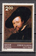 INDIA, 1978,  400th Birth Anniversary Of Peter Paul Rubens, Artist,   MNH, (**) - Ongebruikt