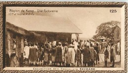 CHOCOLAT SUCHARD : IMAGE N° 125 . REGION DE KONG . UNE FACTORERIE . CÔTE D'IVOIRE. A.O.F. - Suchard