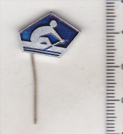 USSR Russia Old Pin Badge - Sport - Rowing - Remo