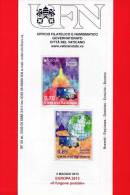 VATICANO - 2013 - Nuovo - Storia Postale - Bollettino Ufficiale - Europa - Furgone Postale - BF 09 - Unused Stamps